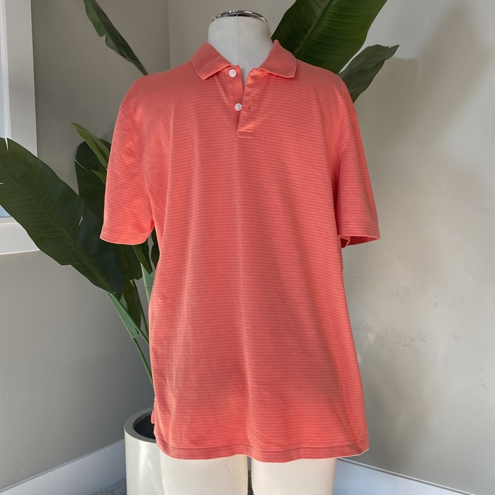 Calvin Klein men’s two button polo short sleeve shirt